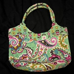 Vera Bradley Quilted Mini Tote Bag in Retired "Tutti Frutti" Pattern